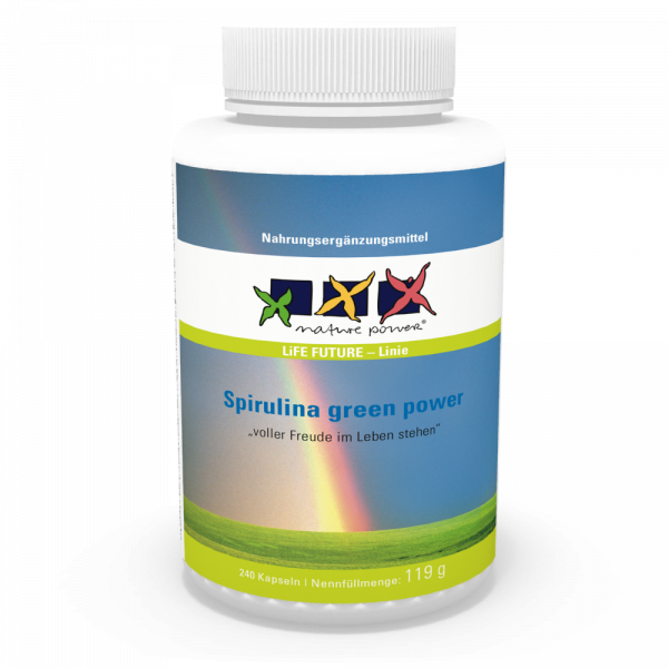 Spirulina-Alge für Vitalität, Blut, Muskeln